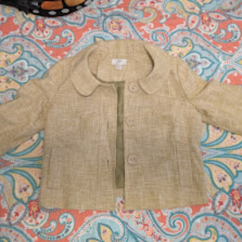 Anne Taylor Loft Size 4 Short Tweed Jacket